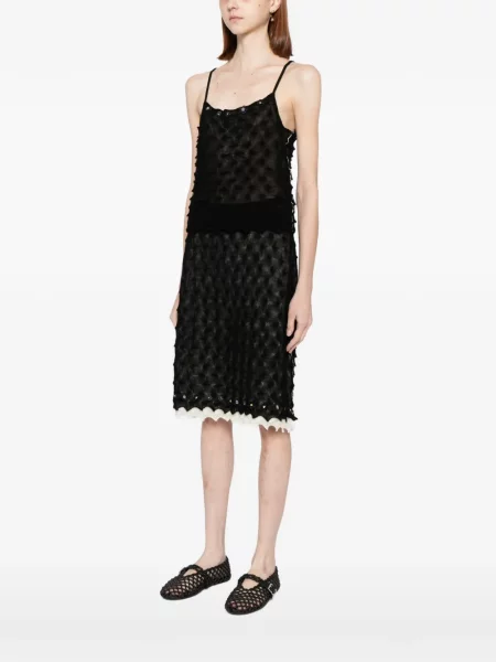 Vestă Yanyan Knits negru