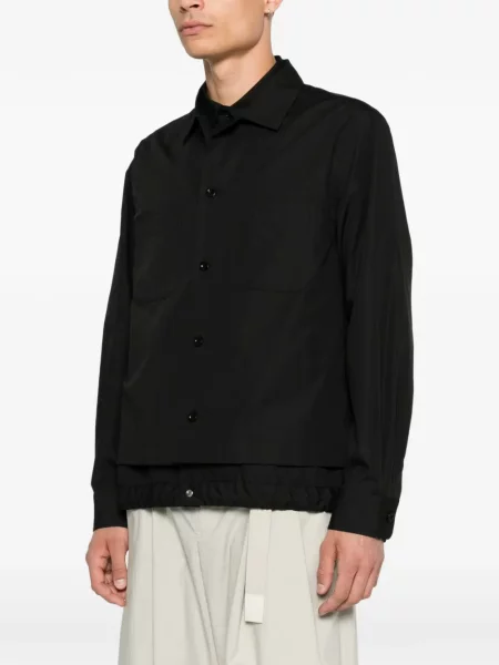 Lung cămașă Sacai negru