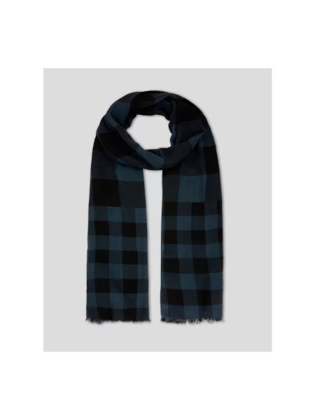 Fular Woolrich albastru