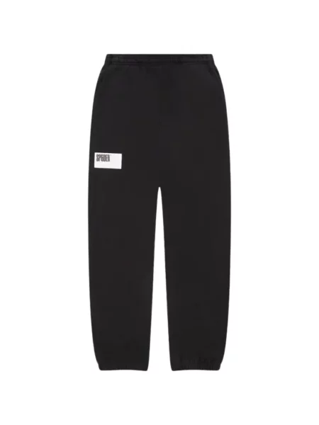 Pantaloni Sp5der alergare cu autograf negru