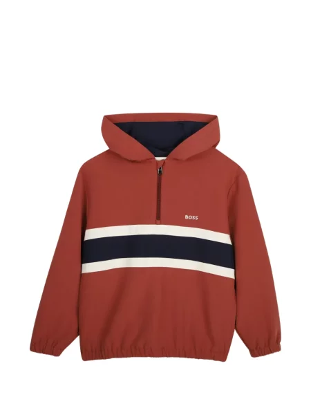 Bluza z kapturem dziecięca Bosswear czerwona