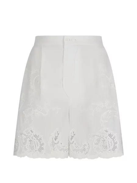 Pantaloni scurți Ermanno Scervino din dantelă alb