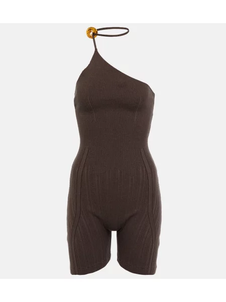 Salopetă Jacquemus maro