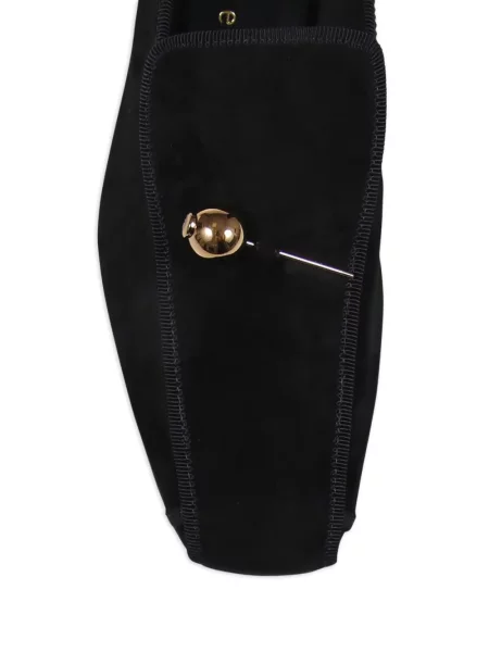 Pantofi loafer Herbert Levine din piele de căprioară negru