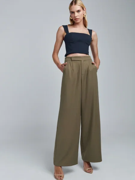 BWLDR Hlače Autumn maslinasta