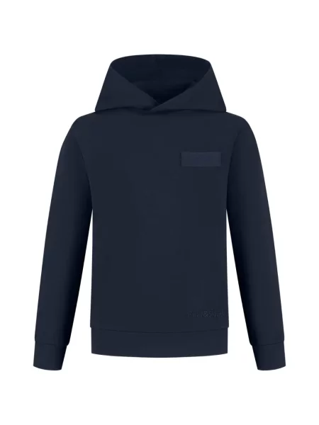Bluza z kapturem dziecięca Paul & Shark niebieska