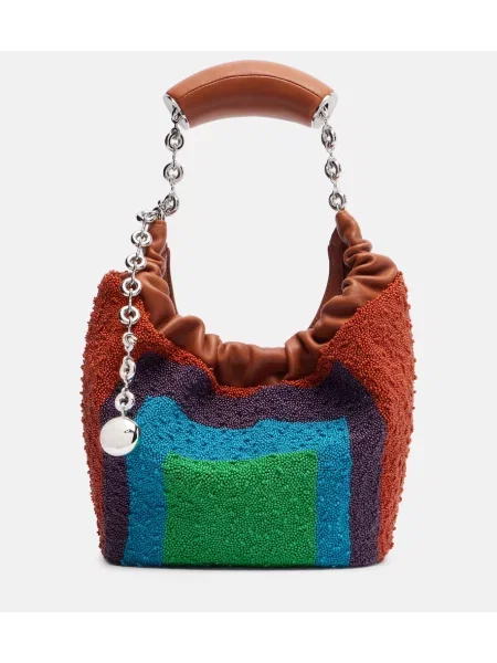 Usnjena usnjena torbica Loewe