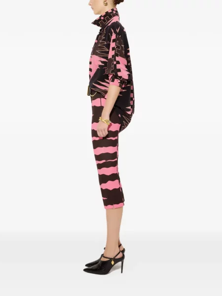 Pantaloni Pucci cu imagine maro