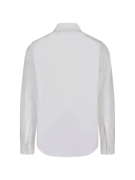 Gulerat cămașă Jil Sander alb