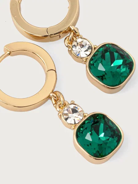 DKNY сережки металеві
