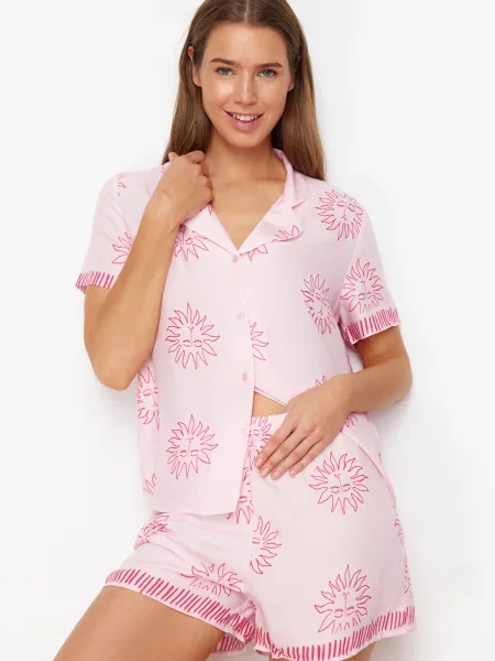 Pijamale Trendyol roz