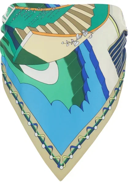 Top Tory Burch de mătase albastru