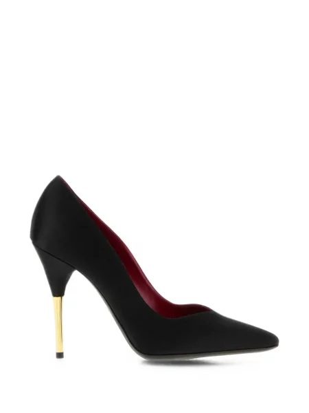 Pantofi cu toc Valentino Garavani din satin negru