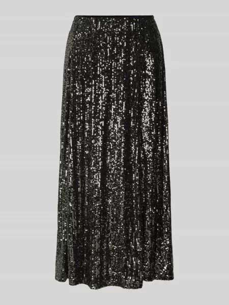 Spódnica midi z cekinowym obszyciem Street One