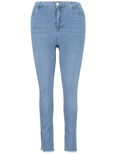 Blugi skinny Trendyol skinny fit albastru