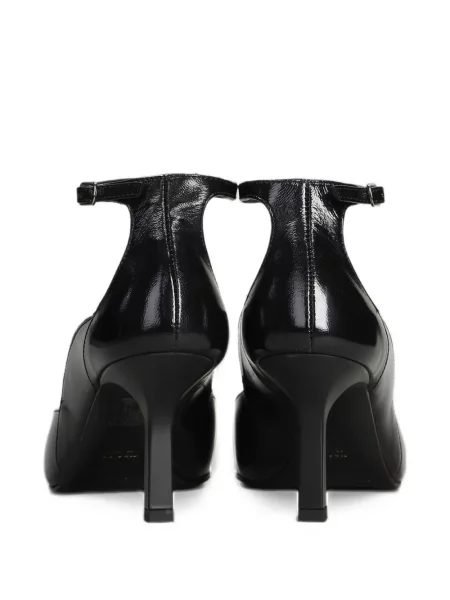 Pantofi cu toc The Seller cu bretele negru