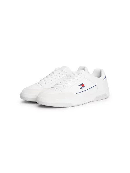 Tommy Jeans Sneakersy Basket biela