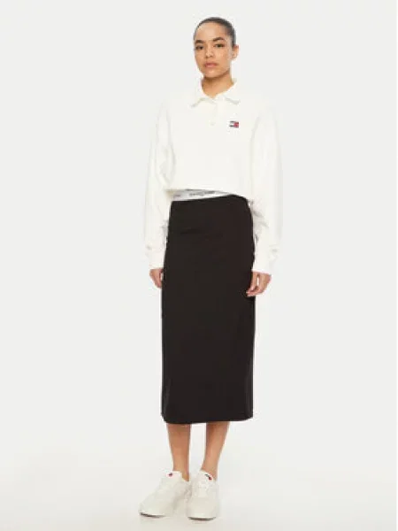 Tommy Jeans Pouzdrová sukně černá