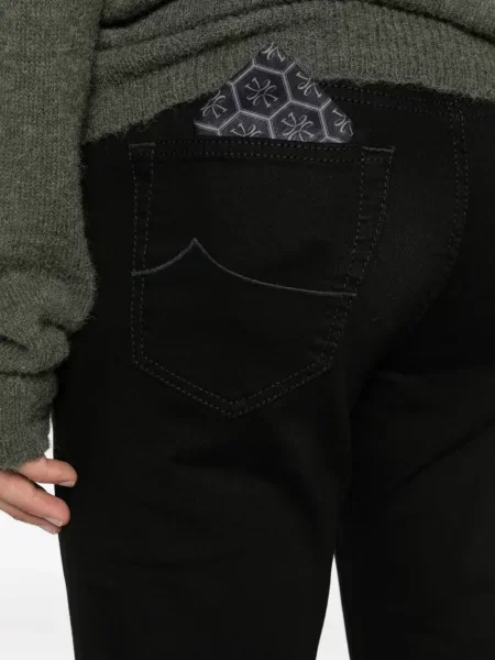 Blugi Jacob Cohën cu 5 buzunare negru