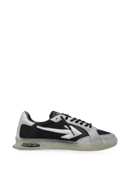 Sneakerși Off-white din piele alb