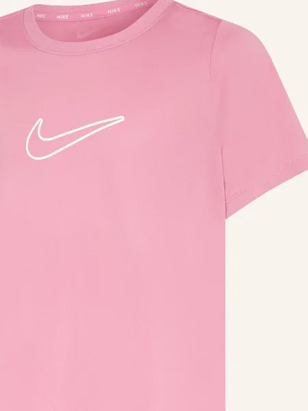 Dětské tričko Nike One Dri-Fit magic flamingo/white bílé