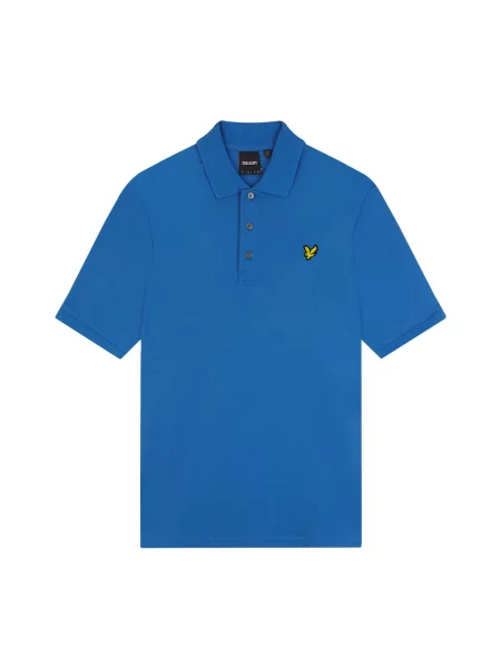Koszulka polo Lyle & Scott niebieska