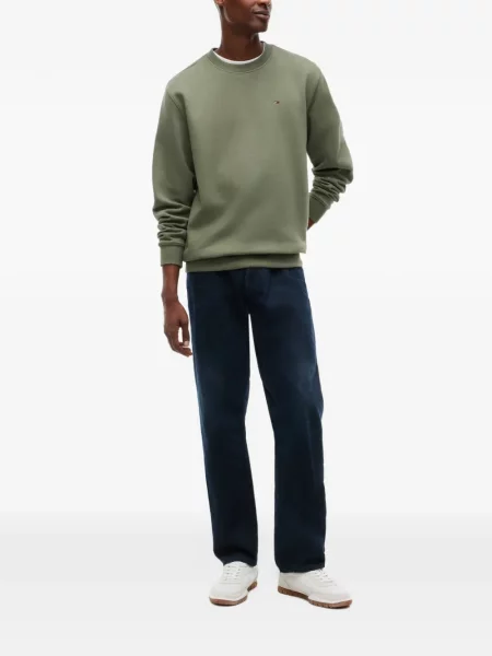 Hanorac Tommy Hilfiger cu broderie verde
