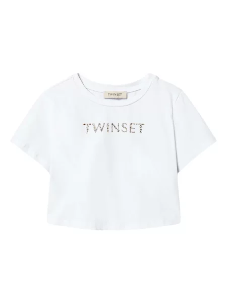 Koszulka dziecięca Twinset biała
