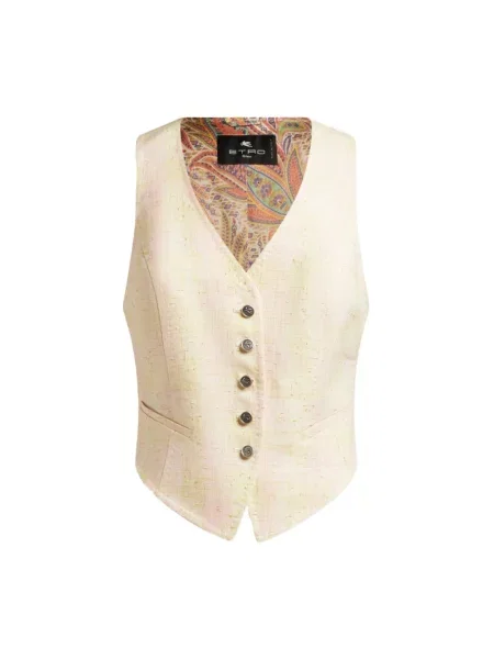 Kamizelka Etro elegancka beżowa
