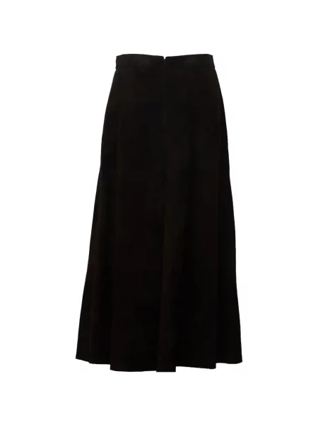 Fustă 's Max Mara din piele de căprioară maro