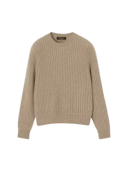 Sweter Loro Piana brązowy
