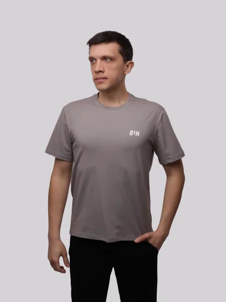 Футболка STREAM віскоза/поліестер сірий