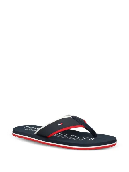 Papuci Tommy Hilfiger cu dungi albastru