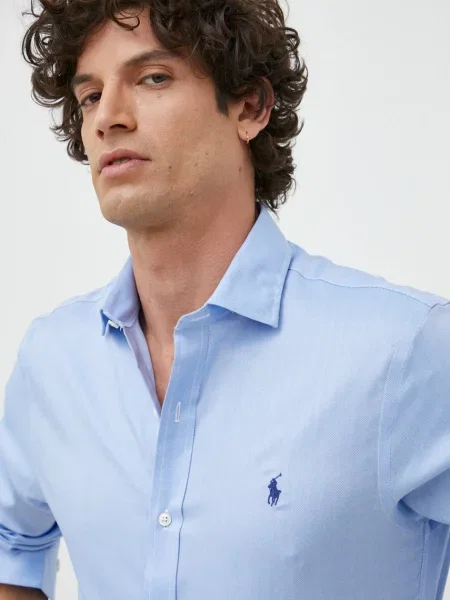 Polo Ralph Lauren cămașă pentru bărbați din albastru
