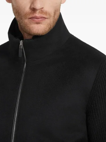 Cardigan Zegna din cașmir negru