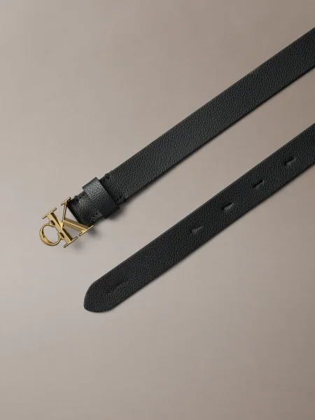 De Damă Calvin Klein Facet Ck Buckle Pebble negru