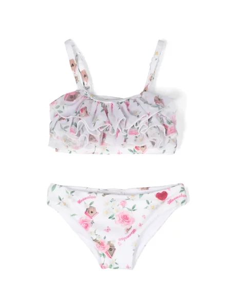 Bikini dziecięce Monnalisa białe