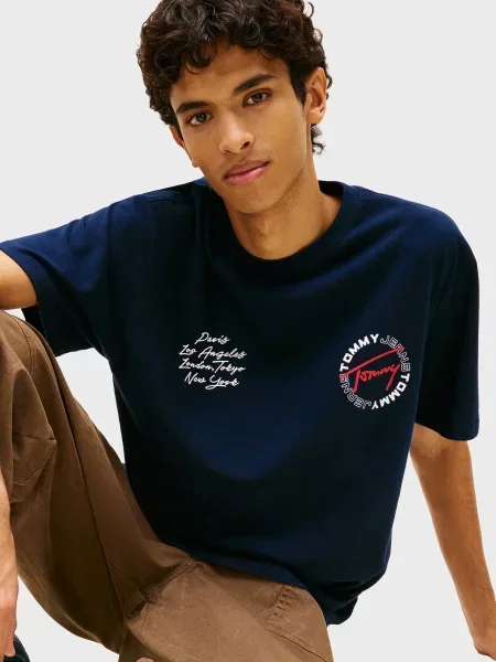 Футболка Tommy Jeans синяя