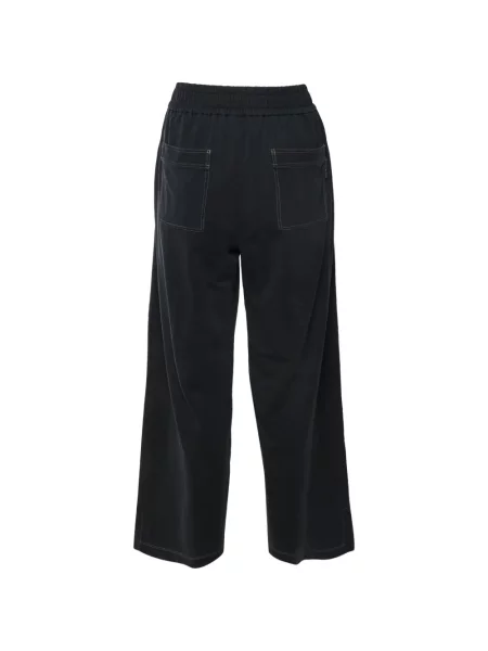 Pantaloni Brunello Cucinelli alergare cu cordon negru