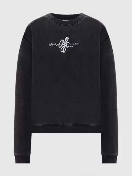 Світшот Stroke Off-white сірий