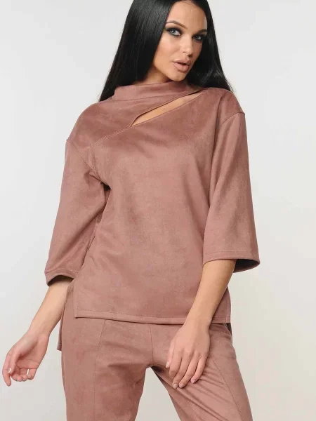 Блуза RiMari бронзовий віскоза/поліестер