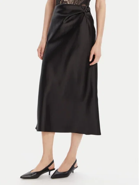 Rinascimento Fustă midi negru