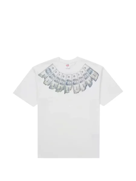 Tricou Supreme cu imagine alb