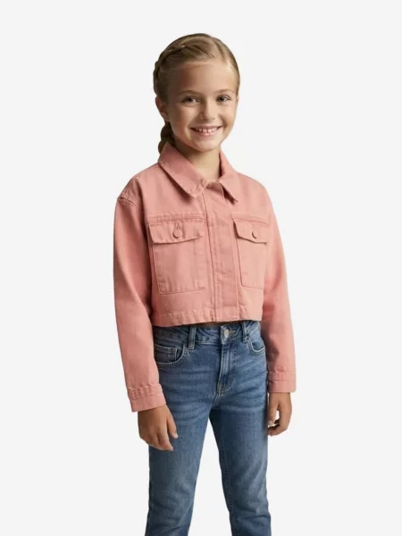 Hilal Akinci Kids Prijelazna jakna HİLAL AKINCI KİDS Kinderjacke prljavo roza