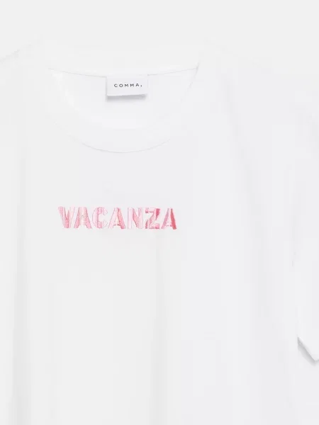 COMMA Majica roza / rosé bela