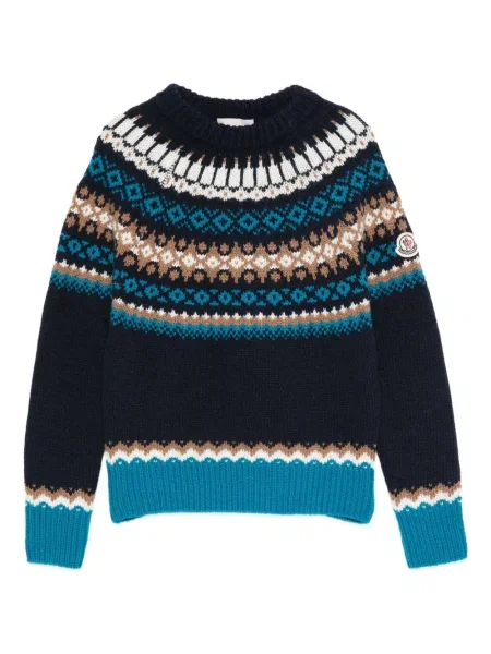 Sweter dziecięcy Moncler Enfant niebieski