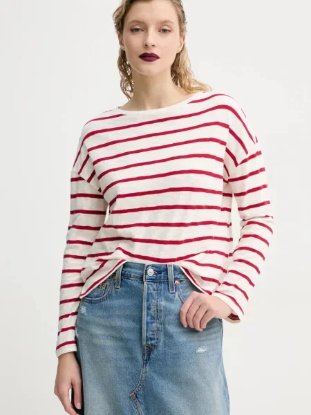Блуза с дълги ръкави Levi's бежово