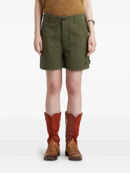 Szorty Fortela w jodełkę zielone