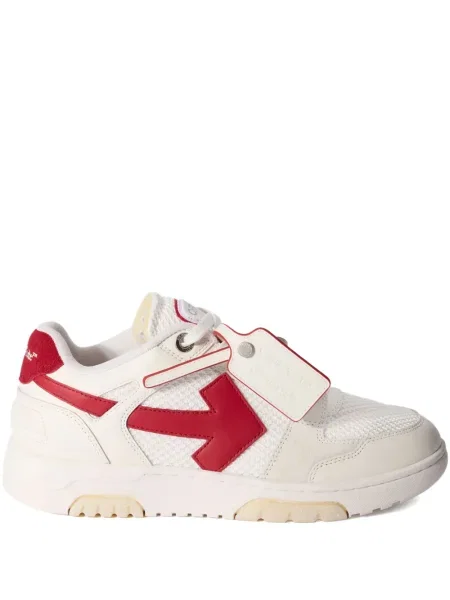 Sneakerși Off-white business alb