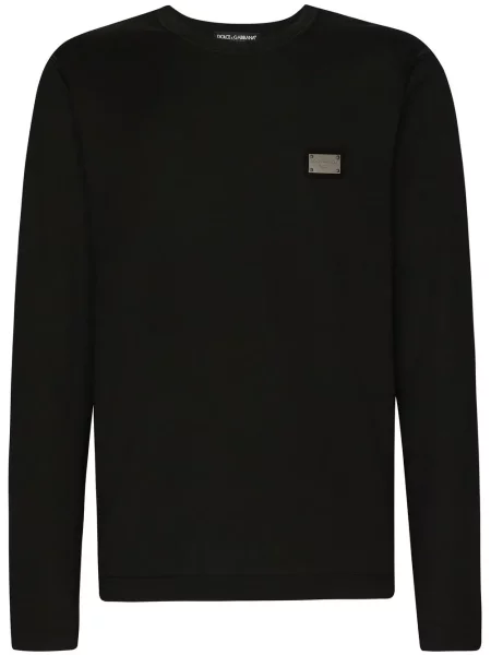 Tricou Dolce & Gabbana lung negru